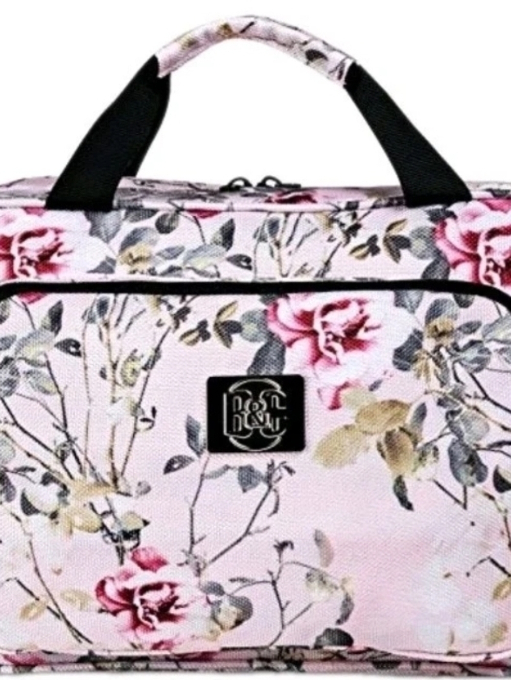 *NEW* Bang & Carson Hanging Travel Toiletry Storage Bag Light Pink Floral